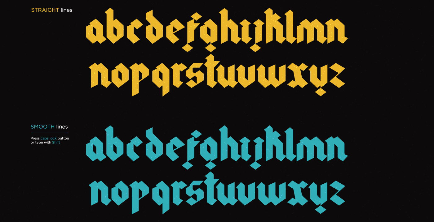 Gothic Modern Free Typeface