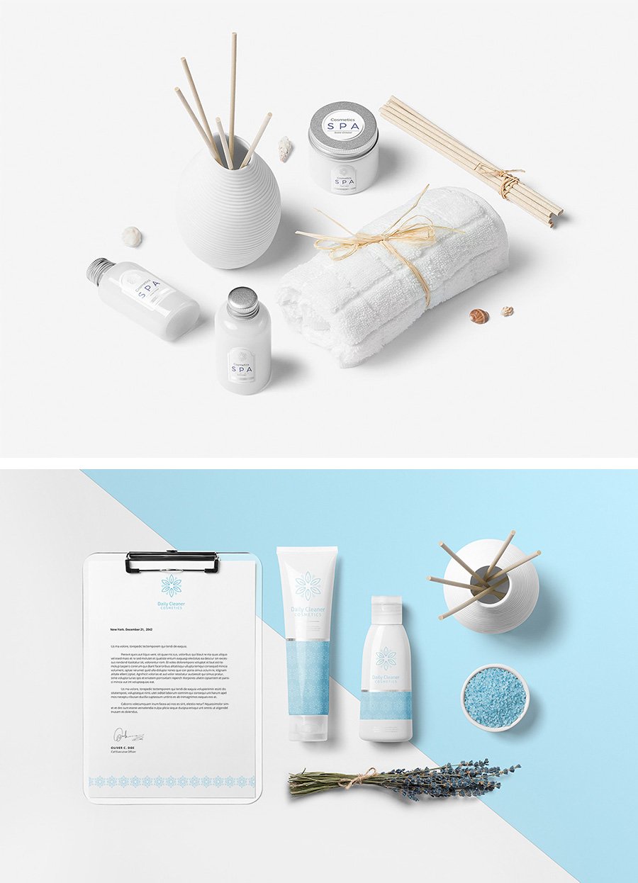 Cosmetics Mockup Scene Creator — Free Design Resources