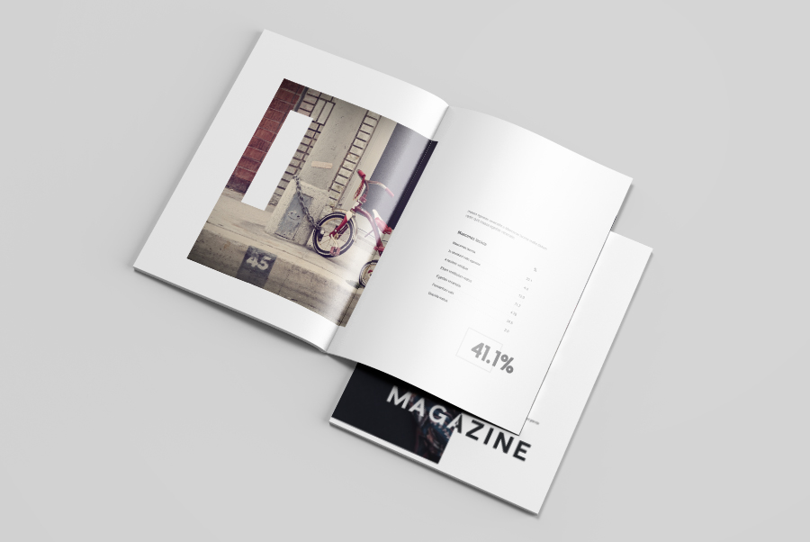 Letter Size Magazine Mockup Free Design Resources