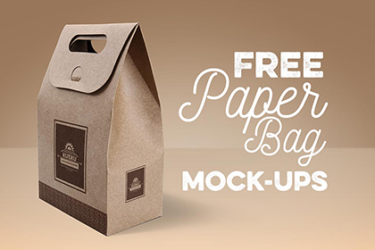 Kraft Paper Bag Mockup — Free Design Resources