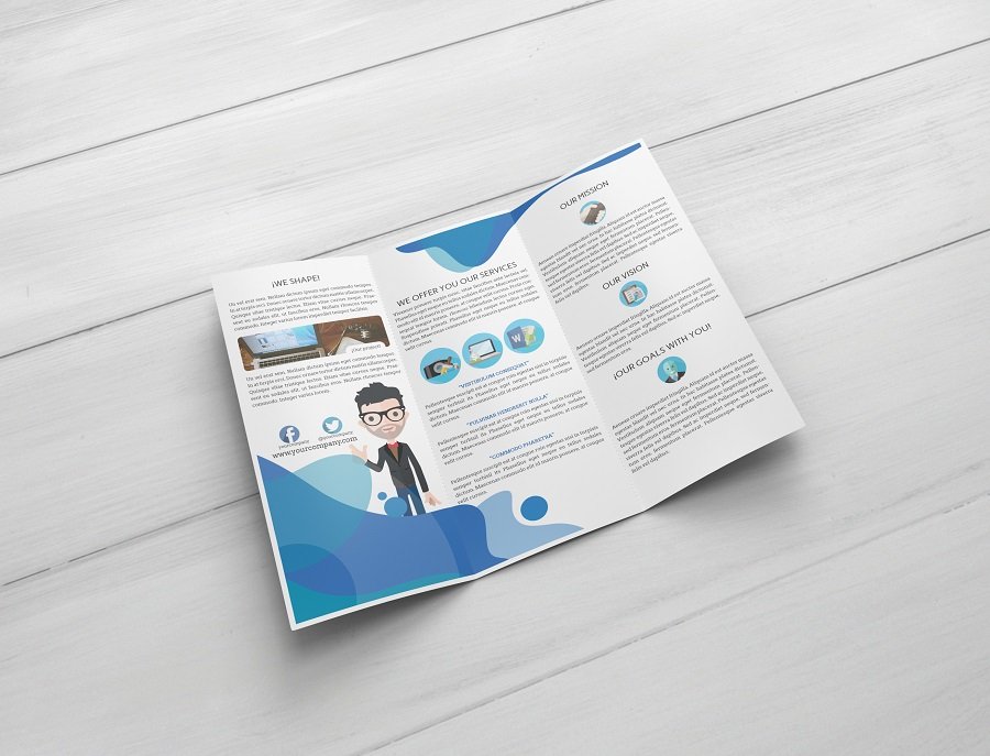 free trifold brochure