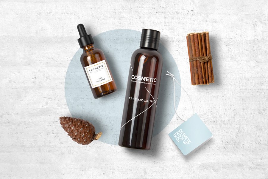 Cosmetic Mockup Pack Free Demo — Free Design Resources