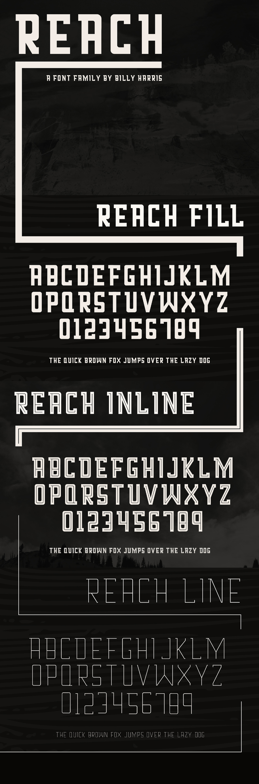 Reach Display Font Family - Free Design Resources