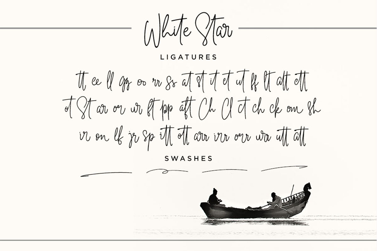 White Star Script Font Demo