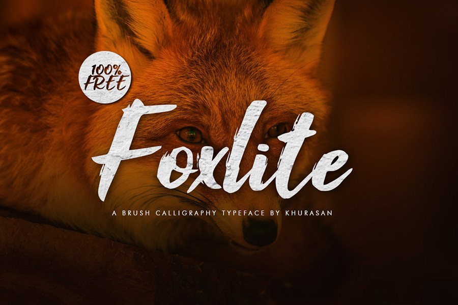 Foxlite Free Brush Script