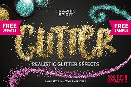 glitter style photoshop free download