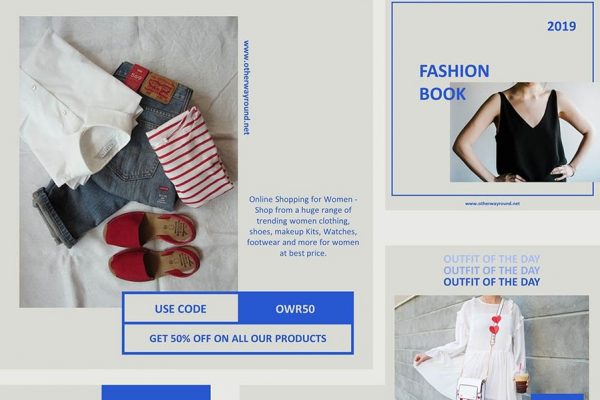 Instagram Fashion Bloggers Template