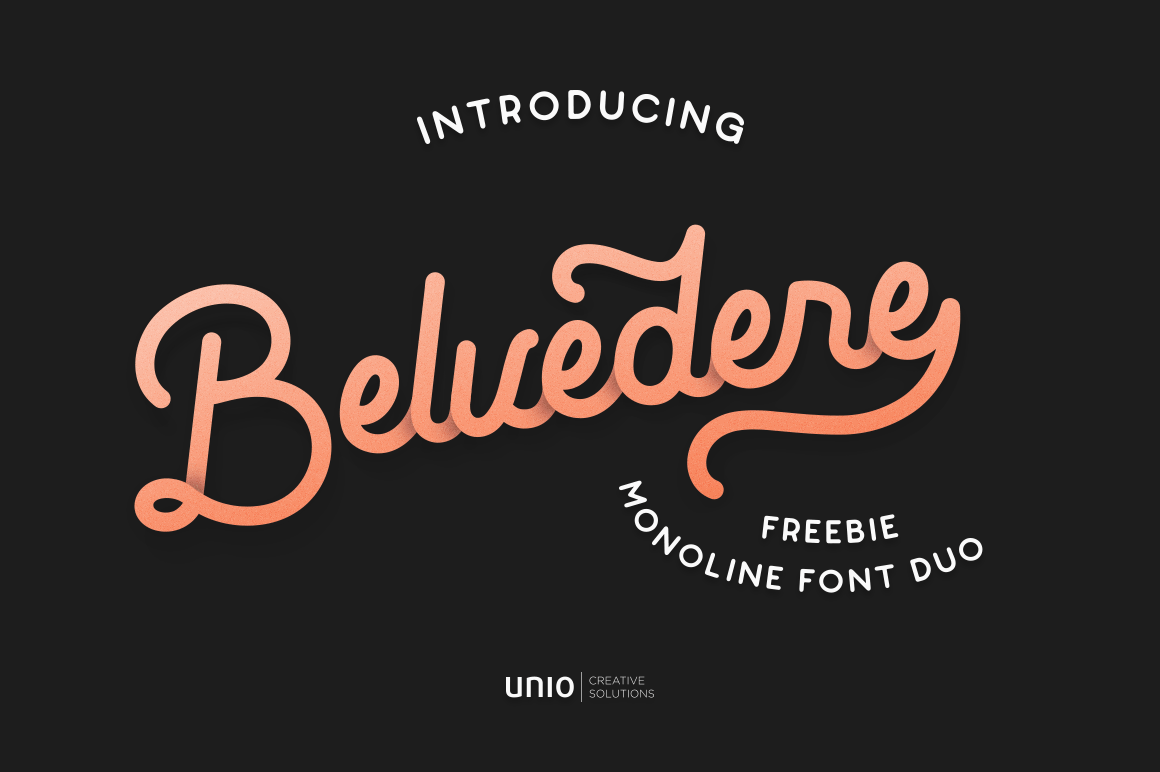 Belvedere Font Duo Demo