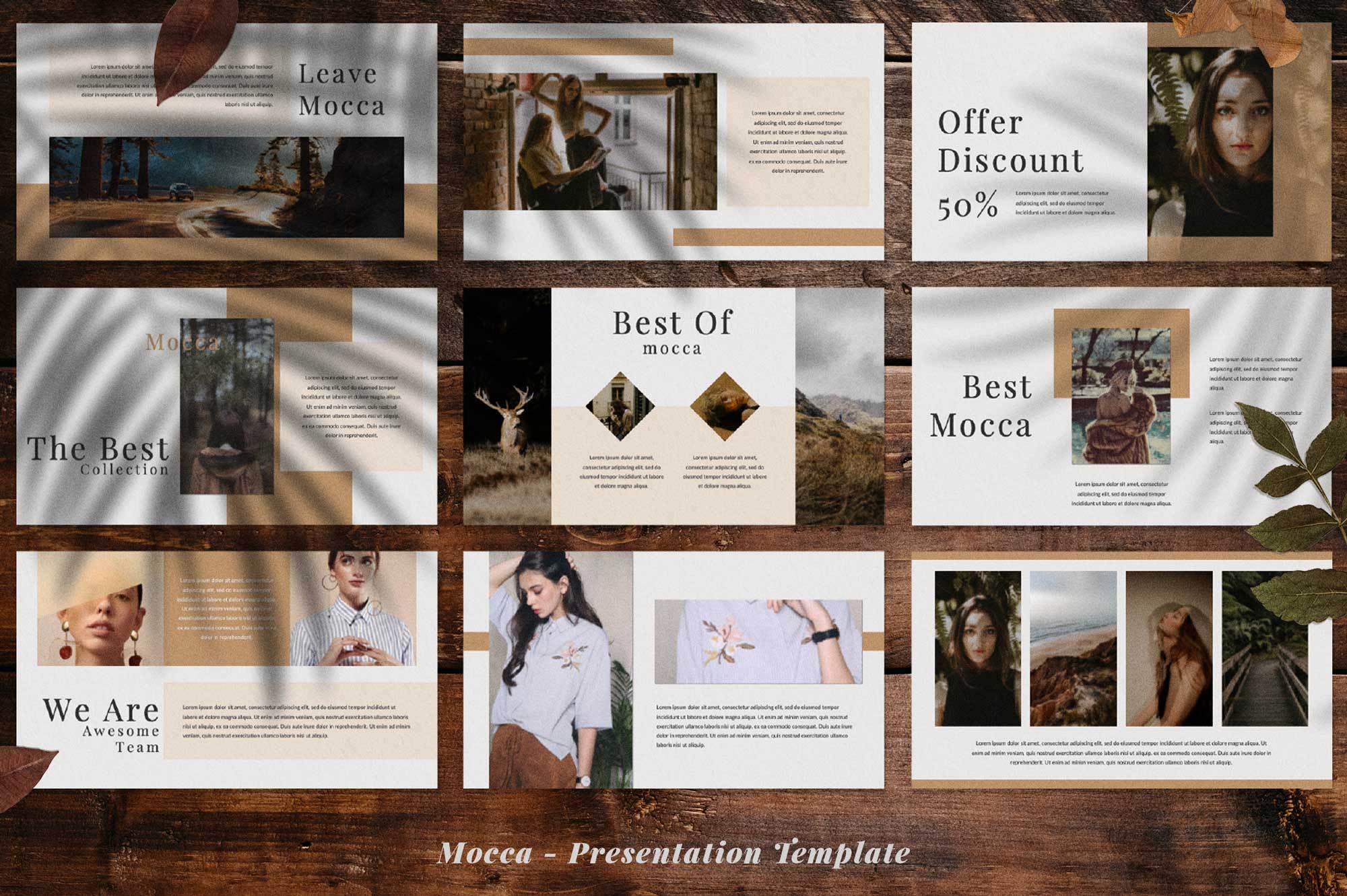Mocca Free Powerpoint Template