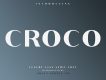 Croco Font Family Demo