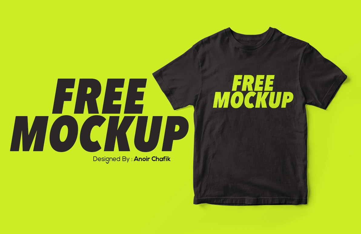 Realistic T-Shirt Mockup PSD - Free Mockup World