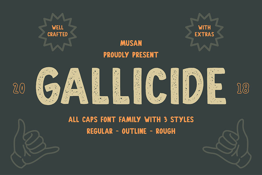 Metallum - Serif font Family