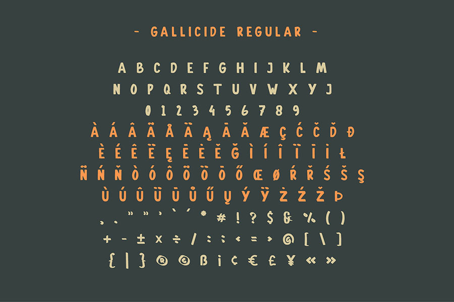 Metallum - Serif font Family