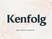 Kenfolg Serif Free Demo