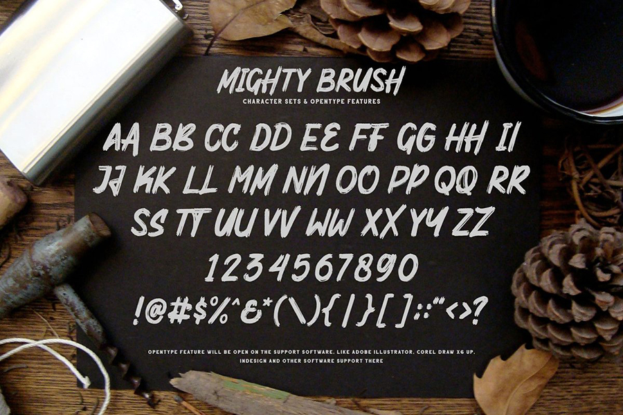 Mighty Brush Font Free Demo