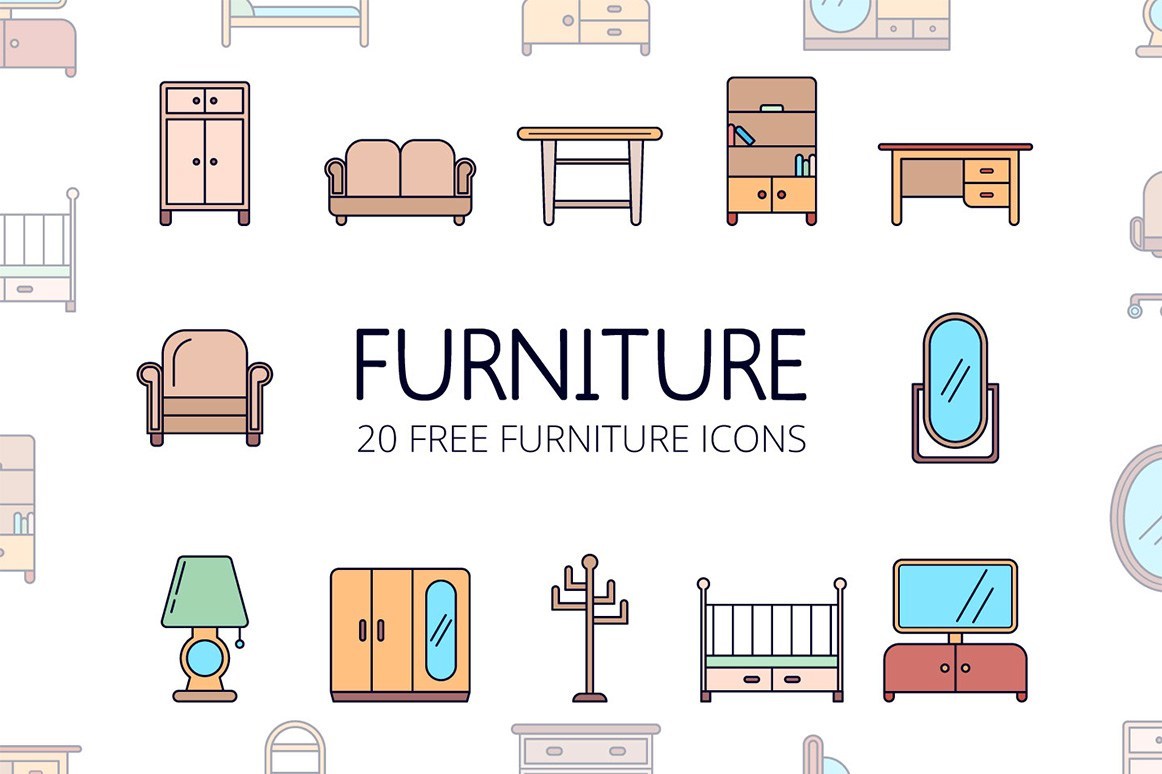 Vector Furniture Icon Set