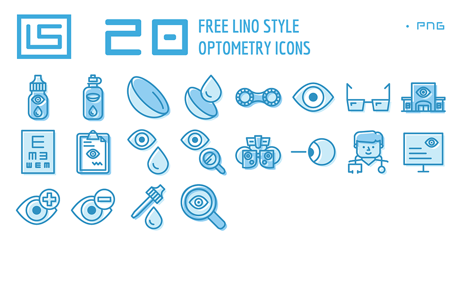 20 Free Optometry Icons
