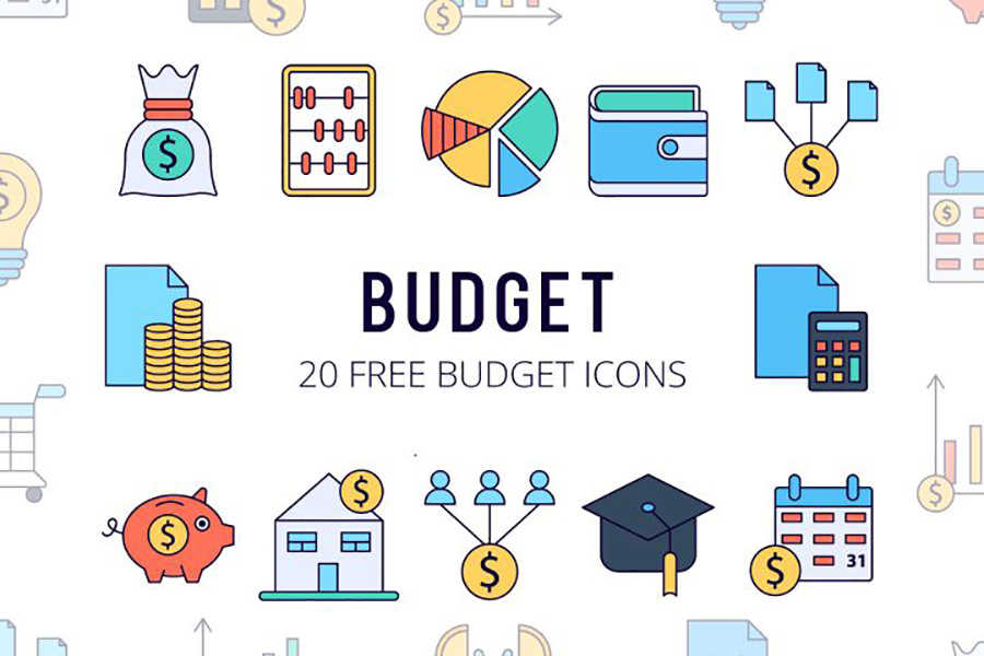 Budget Vector Free Icon Pack – Free Design Resources