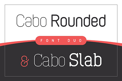 Cabo Rounded Slab Font