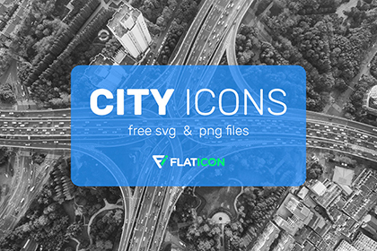 Free Vector City Icons