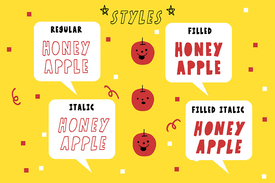 Honey Apple Juicy Free Font