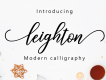 Leighton Handlettering Font