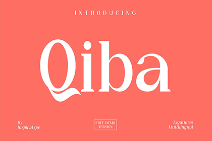 Qiba Simple Serif Font