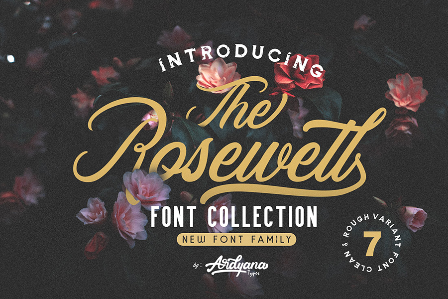 Rosewell Script Free Demo