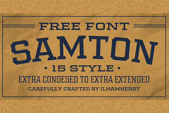 Samton Free Font Family