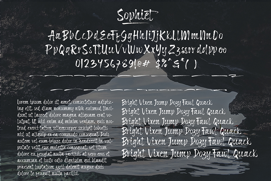 Sophiet Brush Script Font