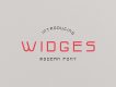 Widges Modern Font Demo