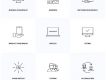 35 Linear Services Icons