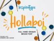 Hollaboy Display Font Demo