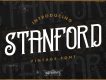 Standford Vintage Font Demo