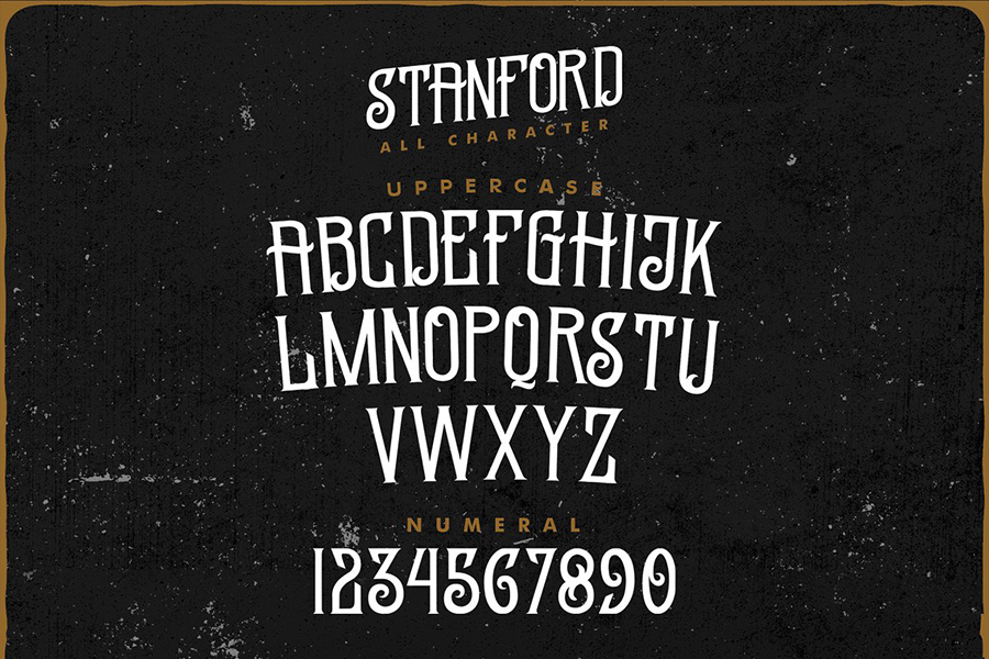 Standford Vintage Font Demo