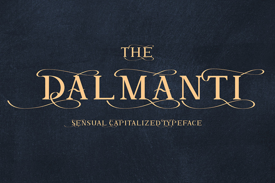 Dalmanti Display Font Demo