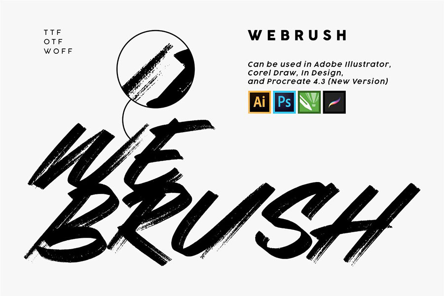 Webrush Urban Style Font