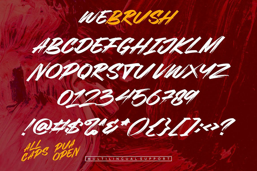 Webrush Urban Style Font