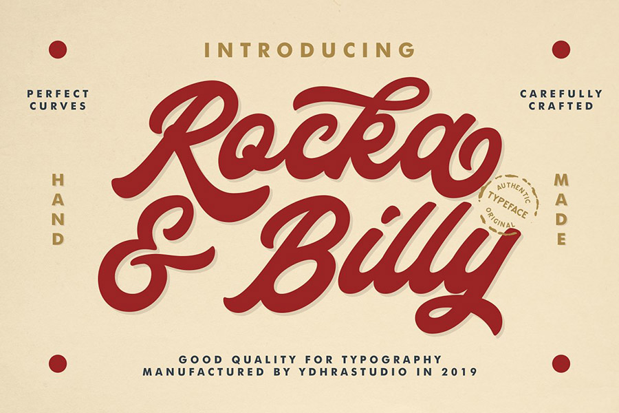 Rocka and Billy Font Demo
