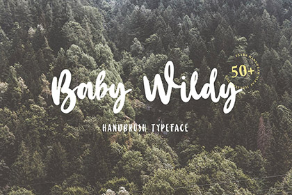 Baby Wildy Handbrush Font