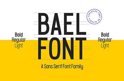 Bael Light Sans-Serif Font