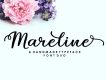 Mareline Script Free Demo