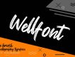 Wellfont Script Free Demo