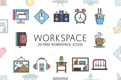 Workspace Vector Icon Pack