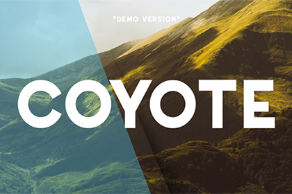 Coyote Retro Font Demo