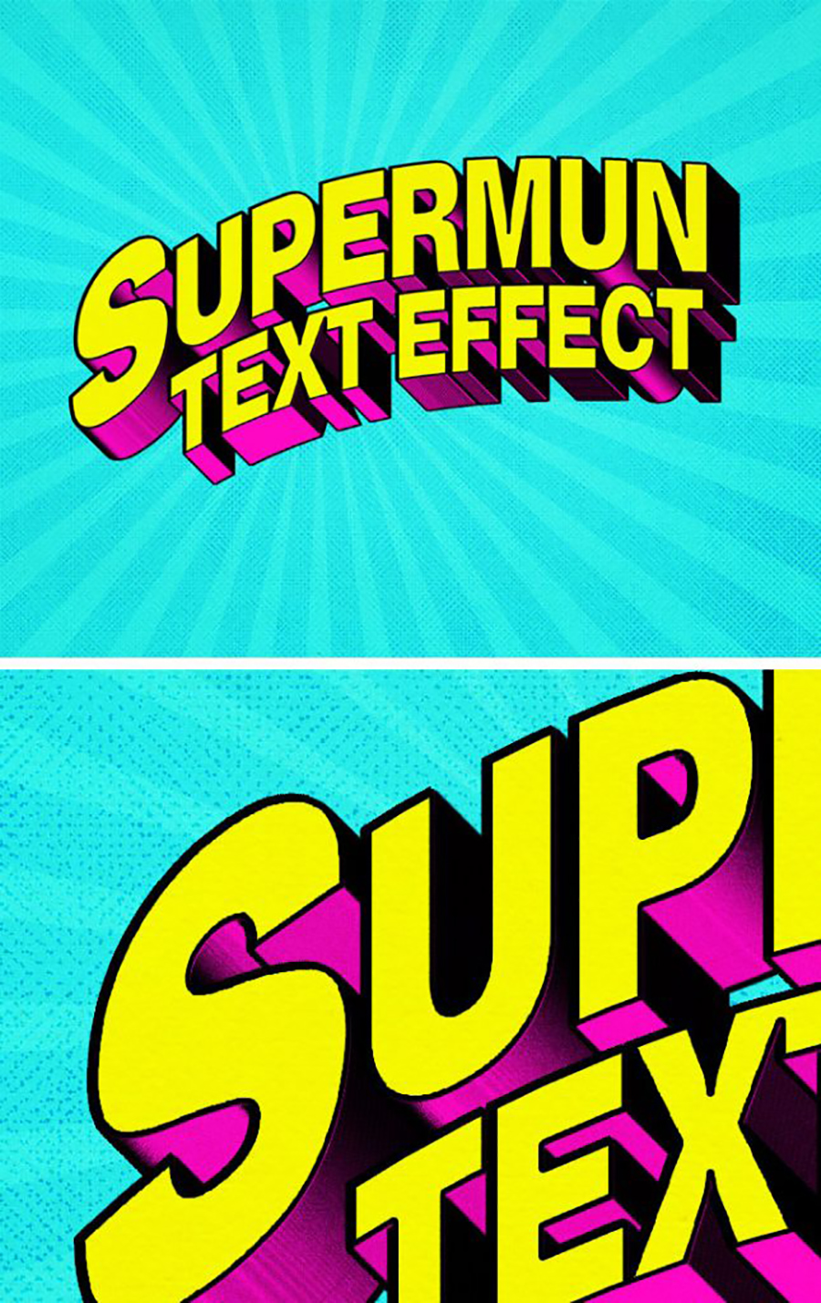 Superhero Comic Text Effect