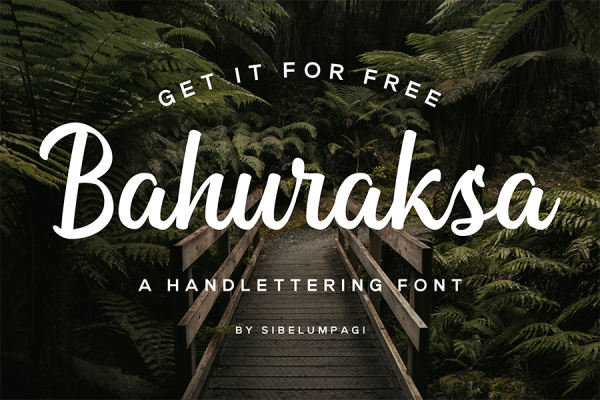Bahuraksa Script Free Font