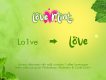 Love Mint Display Font Demo