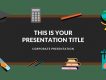Blackboard Free Presentation Template