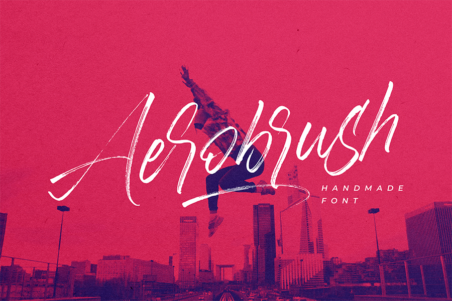 Aerobrush Handlettering Brush Script
